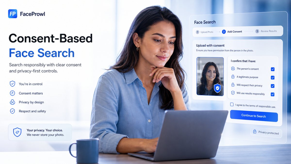 Consent-Based Face Search illustration