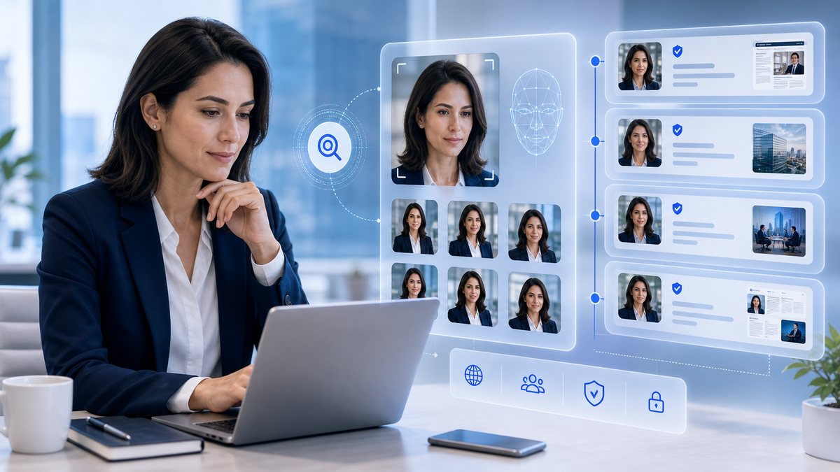 Face Search For Personal Reputation illustration