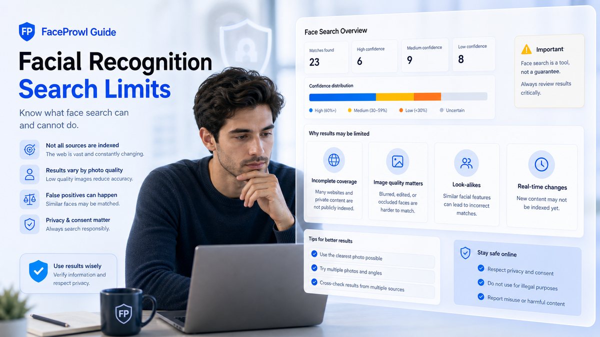 Facial Recognition Search Limits illustration
