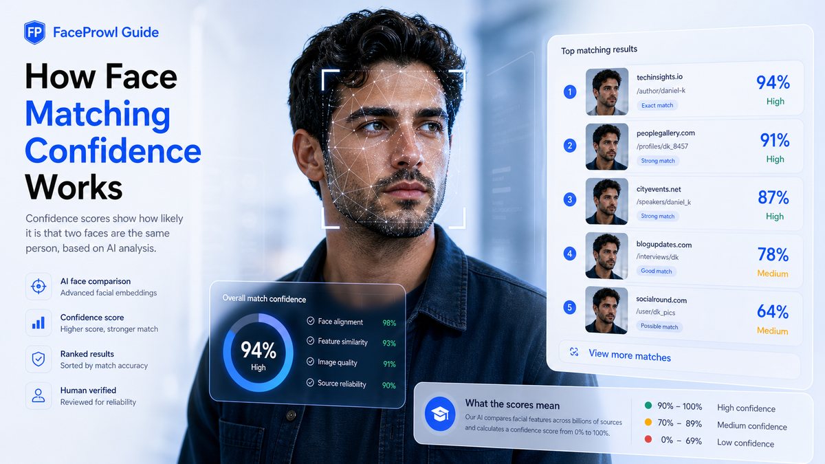 How Face Matching Confidence Works illustration