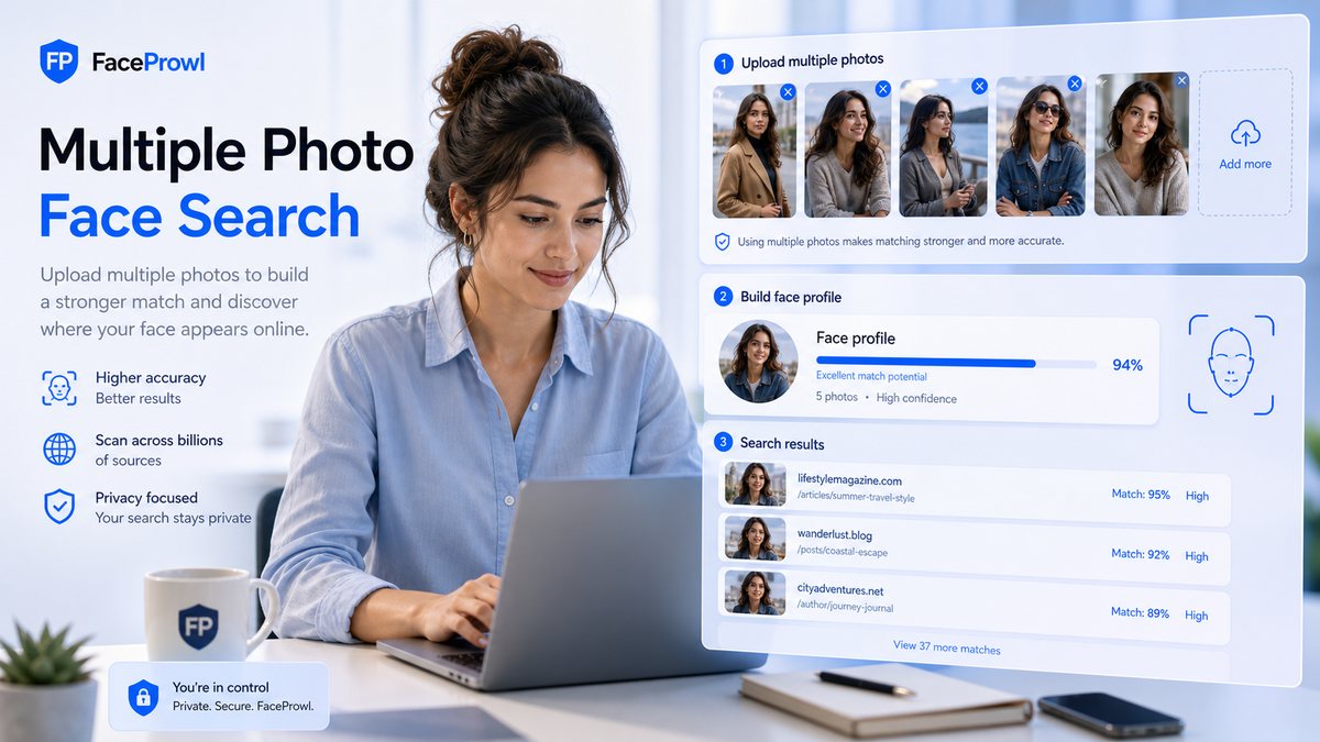 Multiple Photo Face Search illustration