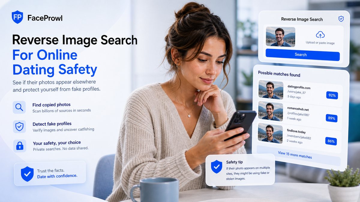 Reverse Image Search For Online Dating Safety illustration