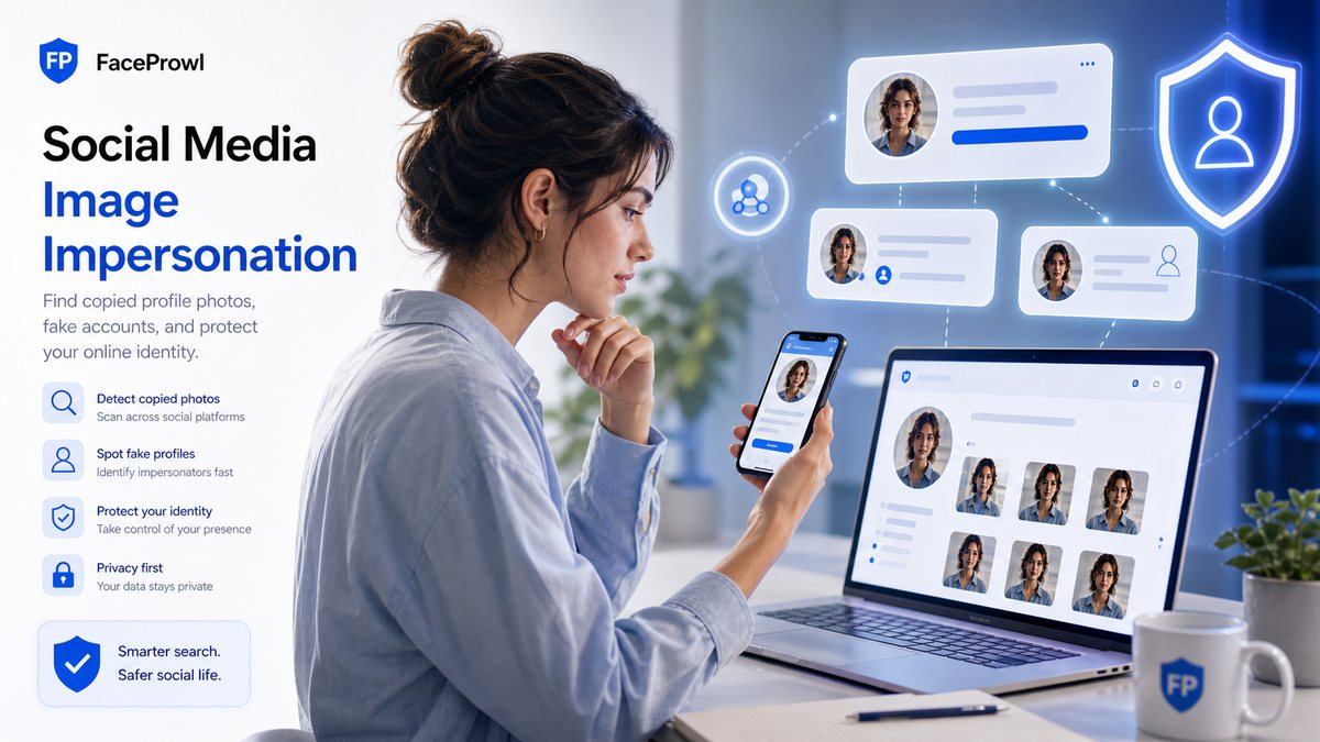 Social Media Image Impersonation illustration