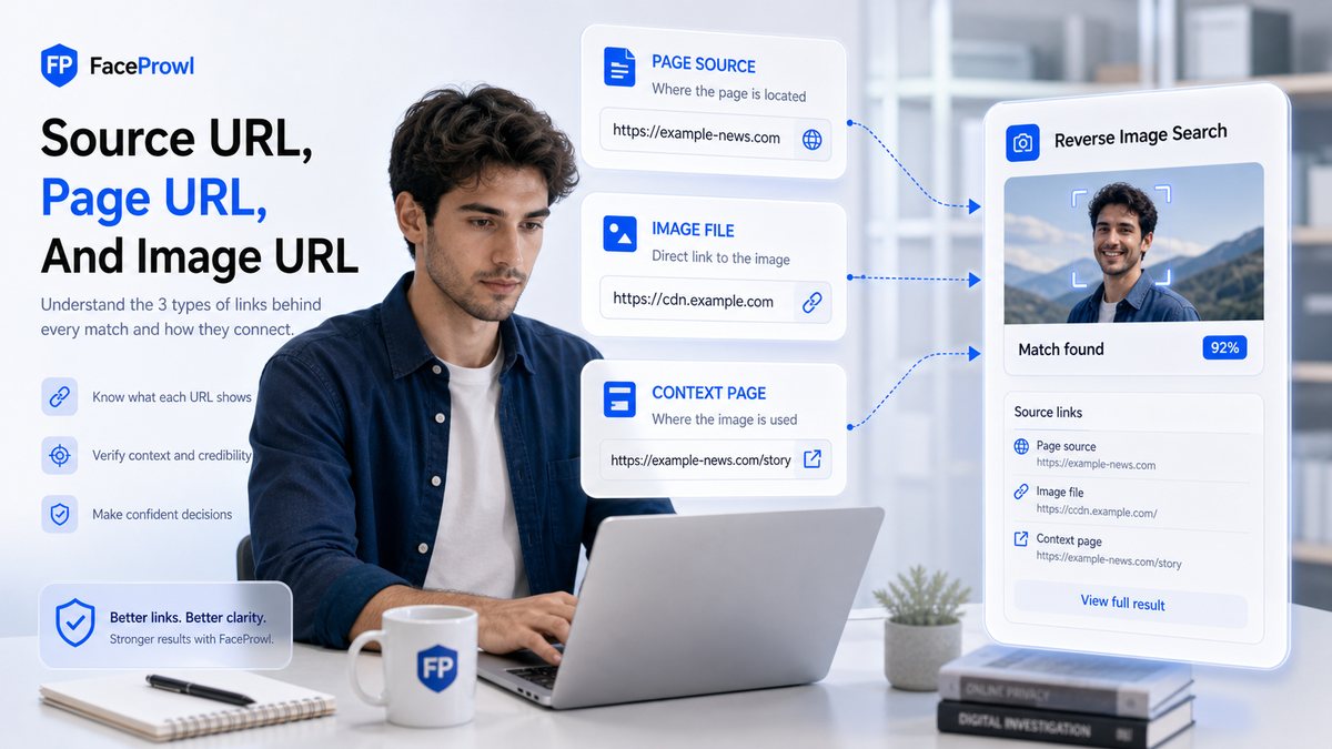 Source URL, Page URL, And Image URL illustration